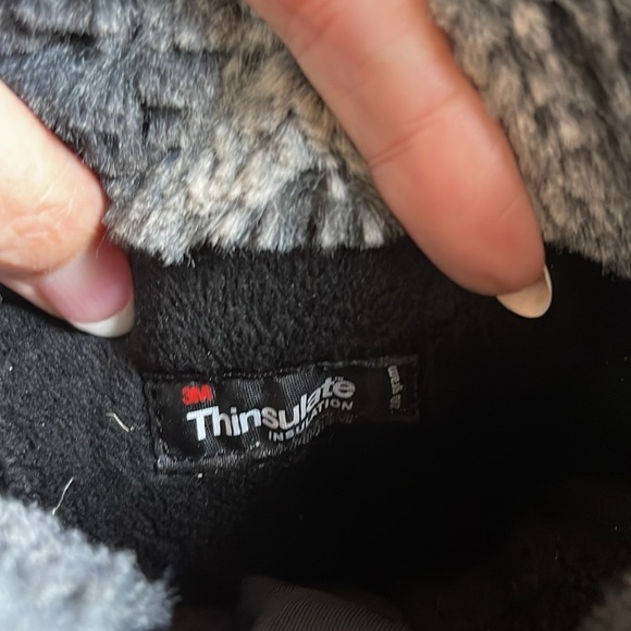 Skechers Black Tall Snow Boots Size 7 - Picture 6 of 7